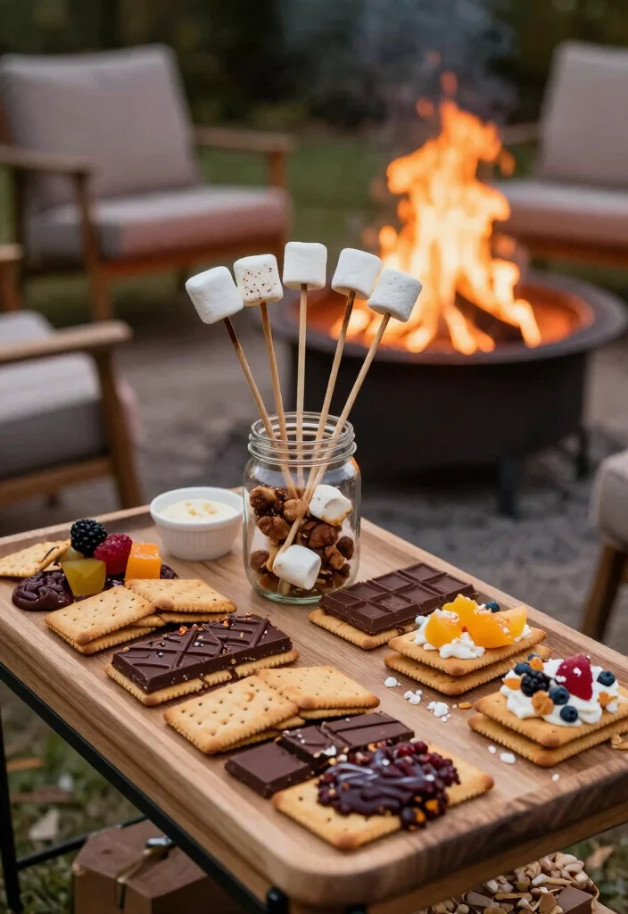 10 Backyard Bonfire Party Ideas for Casual Outdoor Gatherings 1. Smores Bar Extravaganza 0