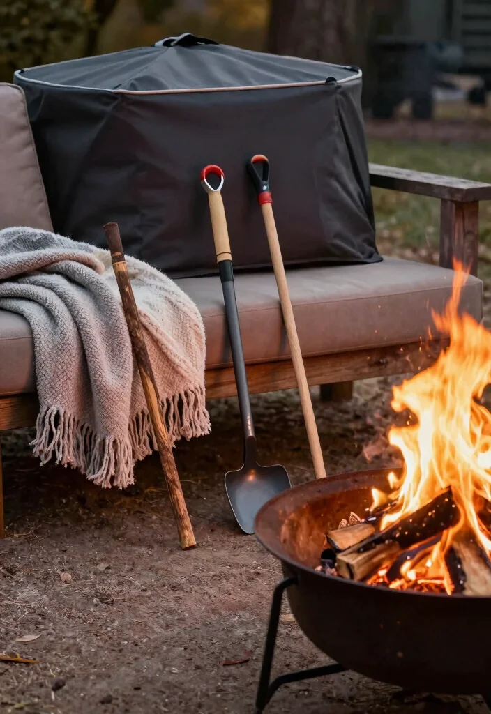 10 Backyard Bonfire Party Ideas for Casual Outdoor Gatherings 5. Fire Pit Accessories Galore 0