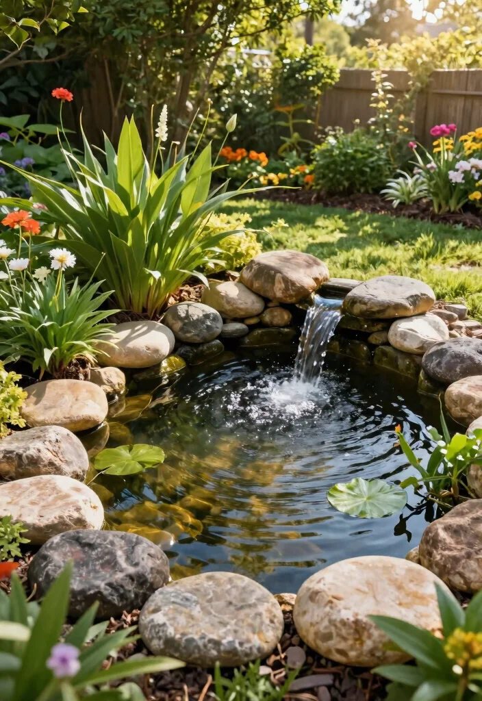 10 Backyard Decoration Ideas to Instantly Refresh Outdoor Spaces 9. Sustainable Water Features 0