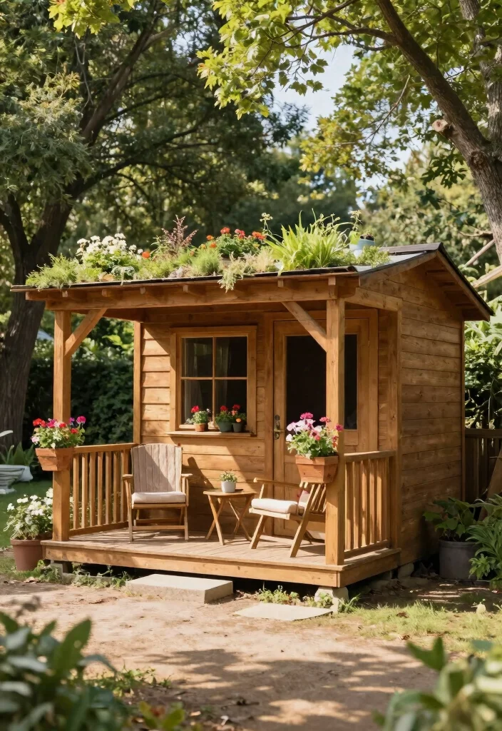 10 Backyard Shed Ideas That Add Storage and Style 1 10 Backyard Shed Ideas for Storage and Visual Interest 1. Rustic Wooden Retreat 0