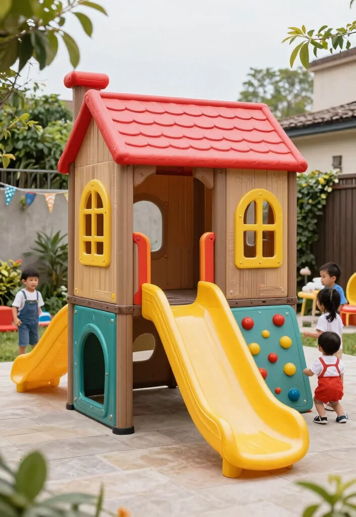 10 Backyard Shed Ideas That Add Storage and Style 37 10 Backyard Shed Ideas for Storage and Visual Interest 7. Playful Playhouse Shed 0