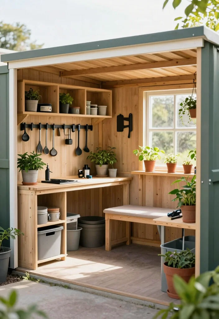 10 Backyard Shed Ideas That Add Storage and Style 38 10 Backyard Shed Ideas for Storage and Visual Interest 8. Multi Functional Shed 0