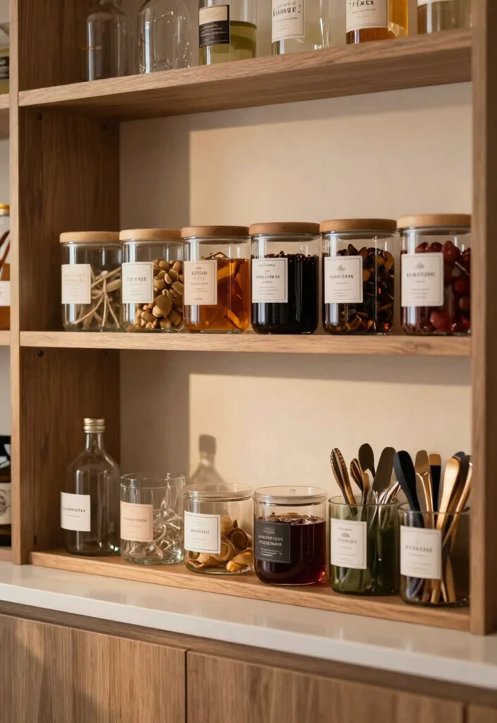 10 Bar Organization Ideas for Home Entertaining 9. Clever Use of Labels 0