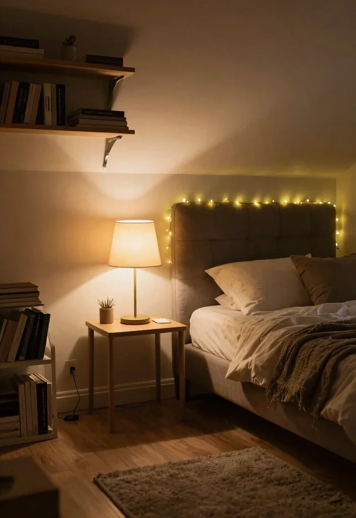 10 Basement Bedroom Ideas on a Budget That Still Feel Cozy 3. Embrace Soft Lighting 0