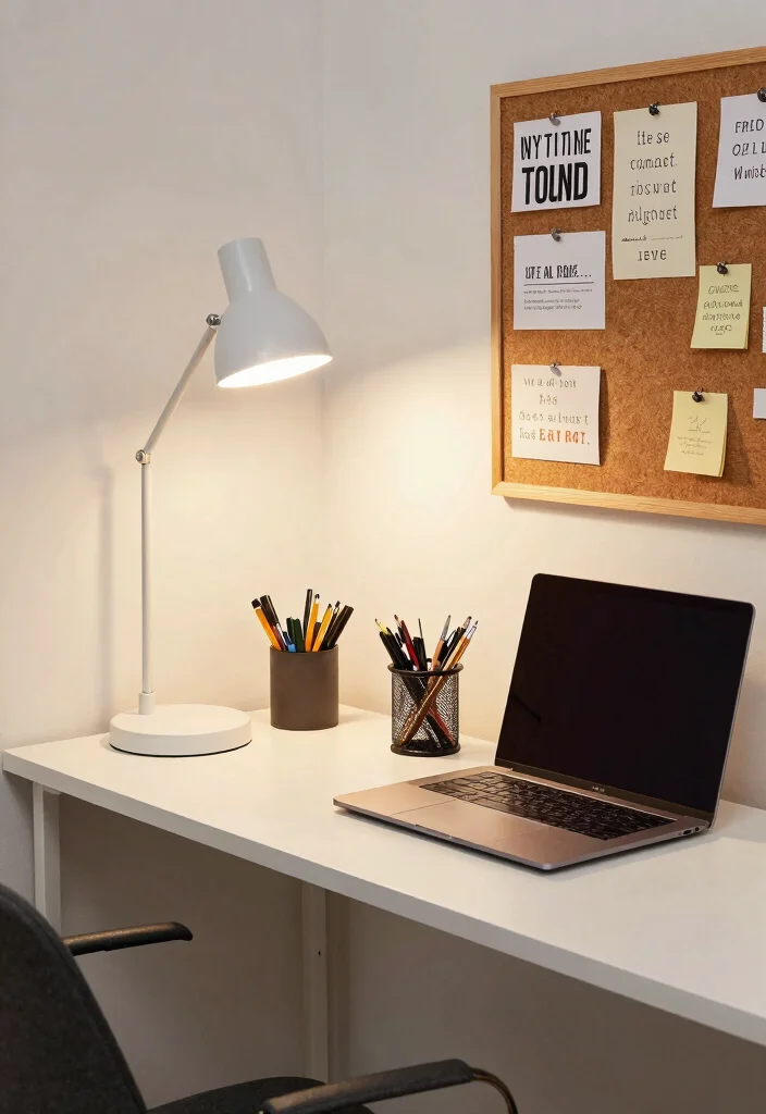 10 Basement Half Wall Ledge Ideas for Function and Display 9. Functional Workspace 0