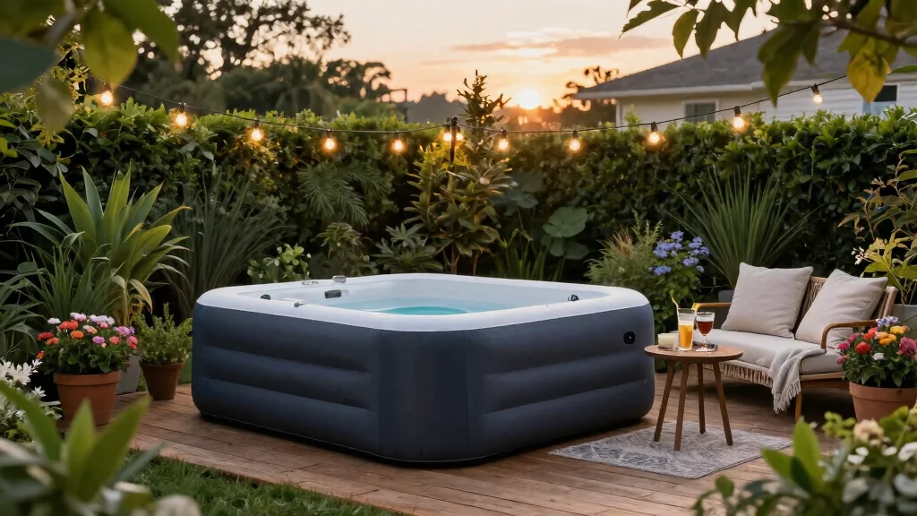 10 Blow Up Hot Tub Backyard Ideas for Budget Friendly Relaxation