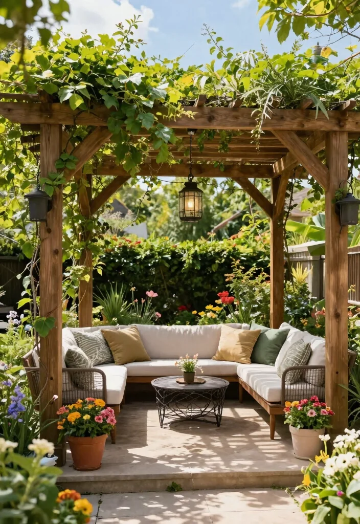10 Budget Friendly Backyard Shade Ideas That Actually Work 6. Pergolas with Climbing Plants 0