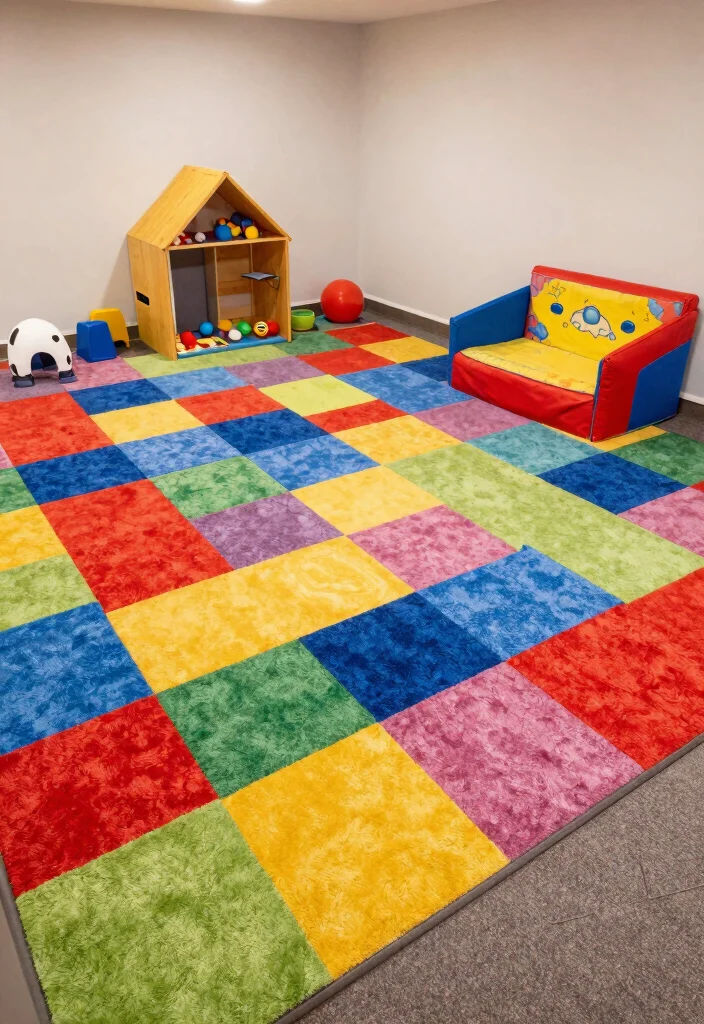10 Cheap Basement Flooring Ideas That Last 3 10 Cheap Basement Flooring Ideas That Hold Up Well 3. Carpet Tiles 0