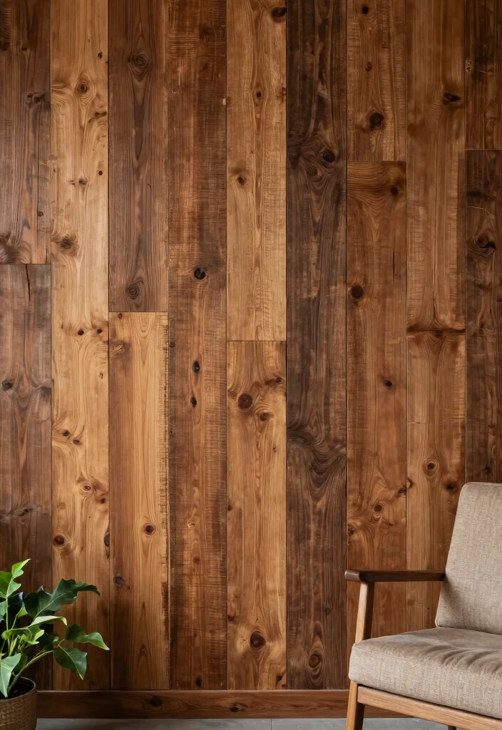 10 Cheap Basement Wall Ideas for Budget Remodels 2. Rustic Wood Paneling for Warmth 0
