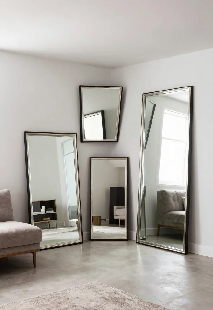 10 Cheap Basement Wall Ideas for Budget Remodels 9. Use Mirrors to Expand the Space 0