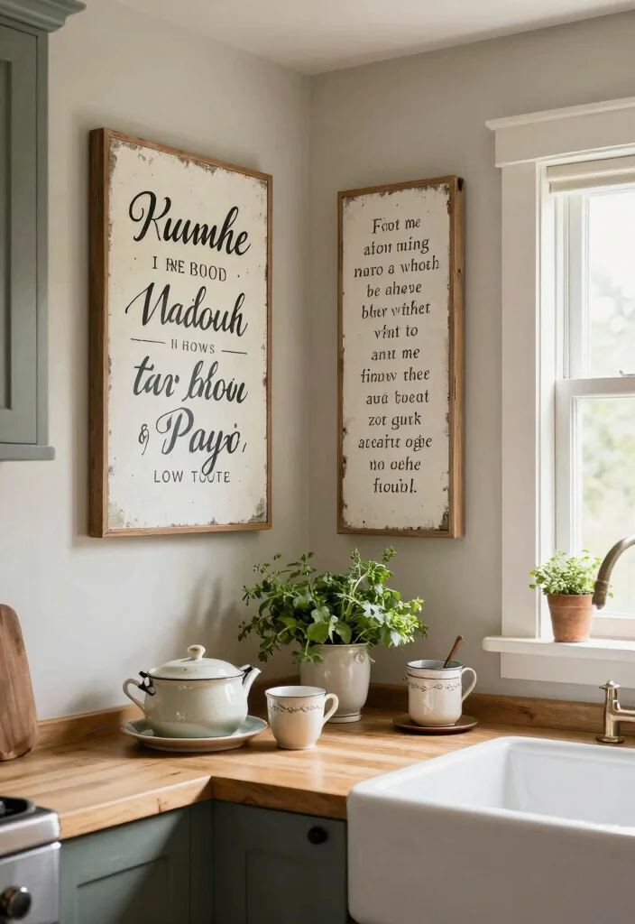 10 Christian Wall Decor Ideas for Faith Inspired Homes 5. Hand Painted Signs 0