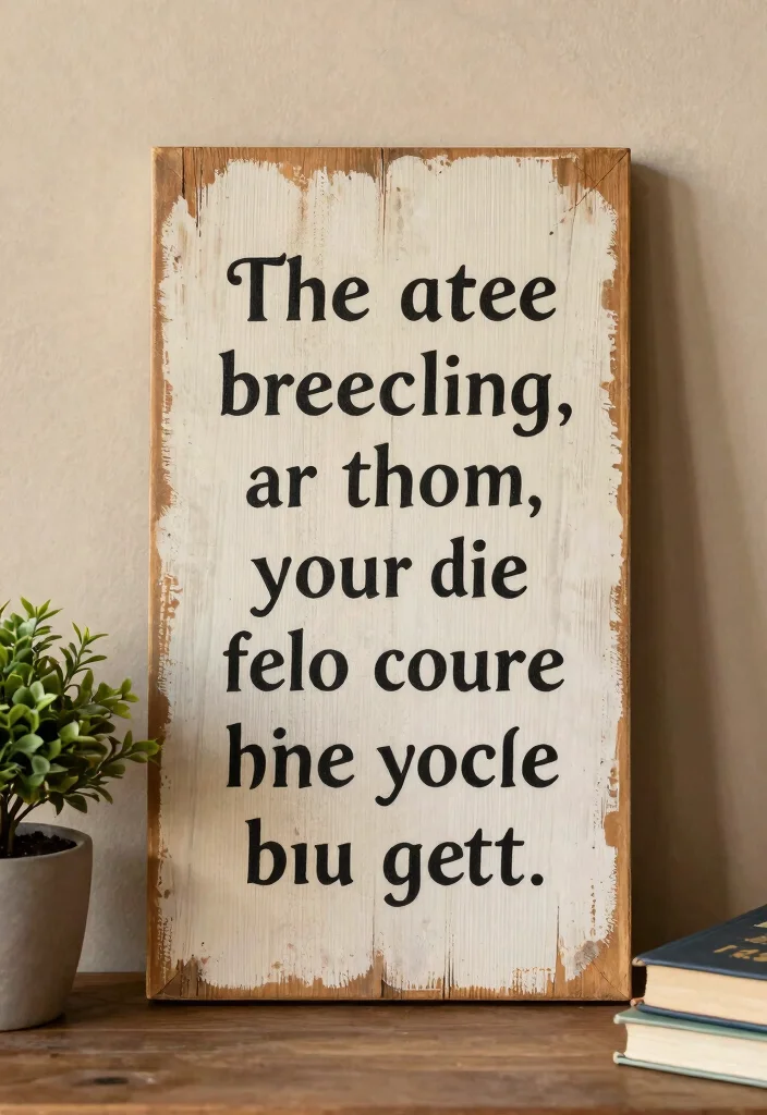 10 DIY Room Wall Decor Ideas with Handmade Touch 9. Painted Wood Signs 0