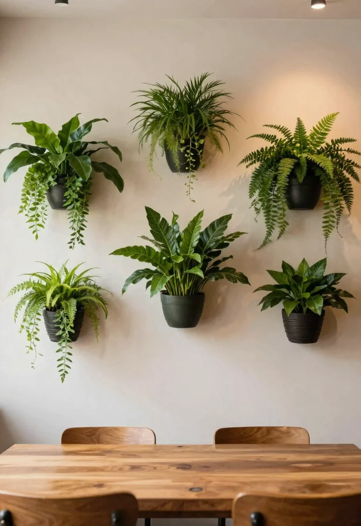 10 Dining Table Wall Decor Ideas for Balanced Layouts 5. Greenery and Plant Displays 0
