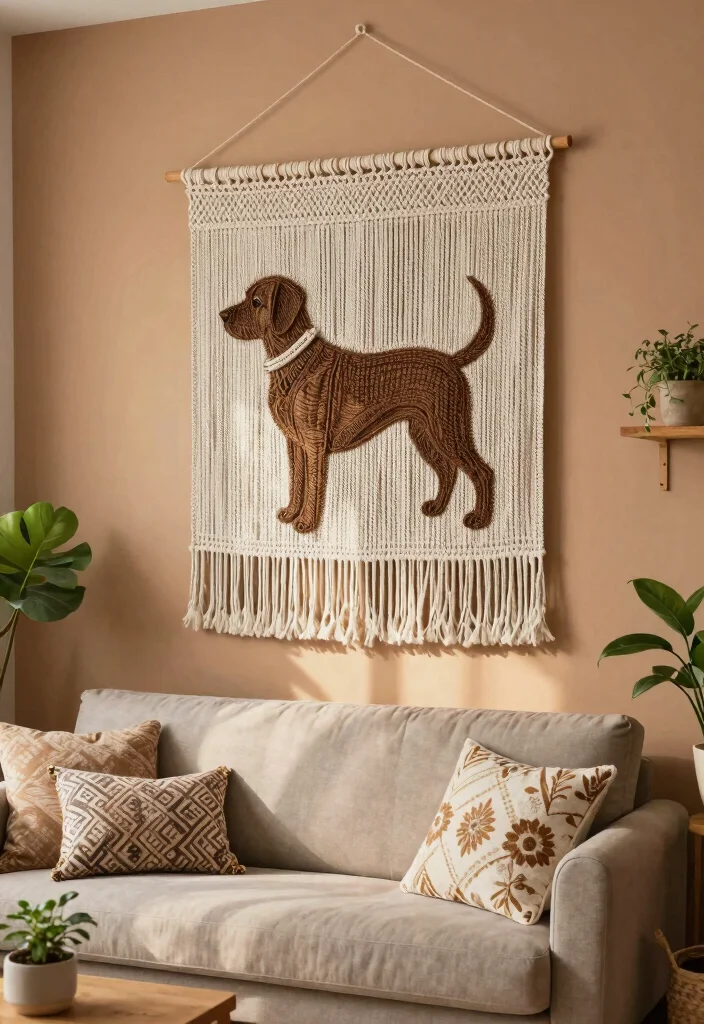10 Dog Wall Decor Ideas for Pet Lovers 3. Dog Themed Wall Hangings 0