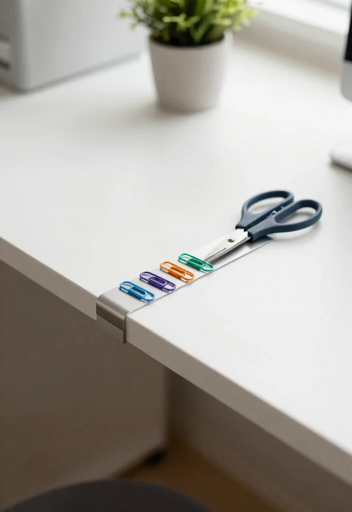 10 Dollar Tree Desk Organization Ideas with a Clean Look 26 10 Dollar Tree Desk Organization Ideas That Look Clean 6. Magnetic Strip for Small Tools 0