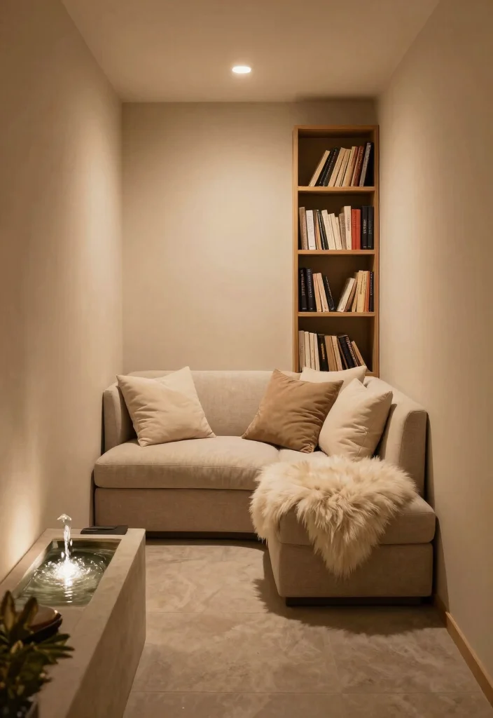 10 Narrow Basement Ideas to Maximize Every Inch 48 10 Narrow Basement Ideas That Use Every Inch Well 8. Relaxation Lounge 0