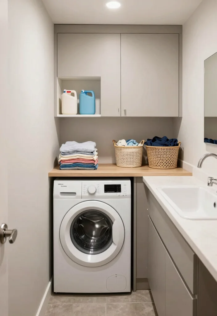 10 Narrow Basement Ideas to Maximize Every Inch 59 10 Narrow Basement Ideas That Use Every Inch Well 9. Laundry and Utility Space 0