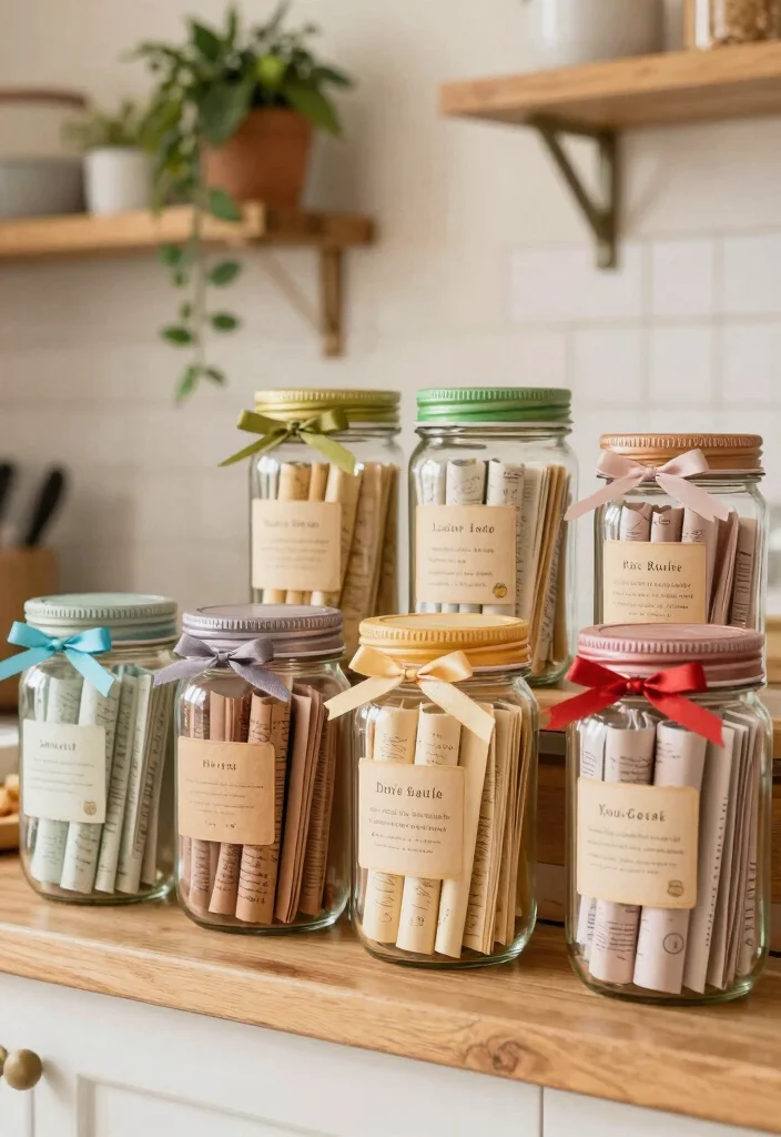 10 Recipe Organization Ideas for Home Cooks 9. Recipe Jars 0