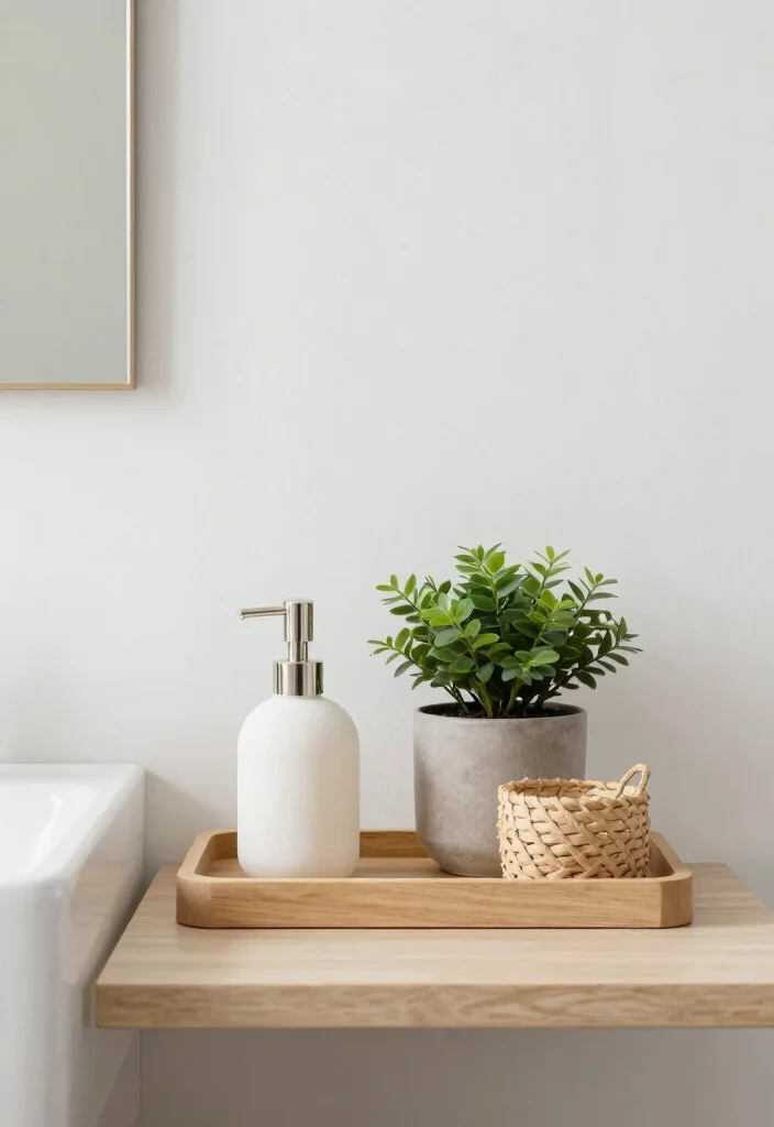 10 Restroom Organization Ideas for Small Bathrooms 10. Minimalist Decor with Purpose 0