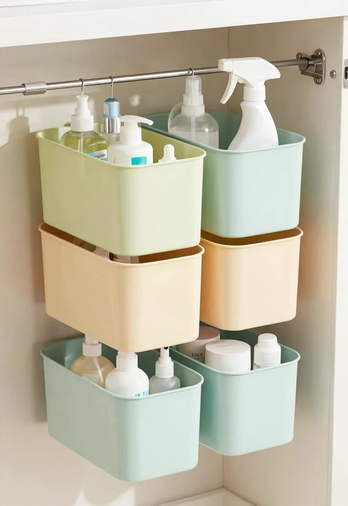 10 Restroom Organization Ideas for Small Bathrooms 2. Under Sink Storage Solutions 0