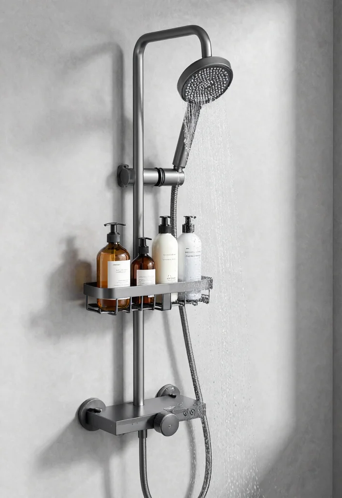 10 Restroom Organization Ideas for Small Bathrooms 8. Shower Caddies for Efficient Space Use 0