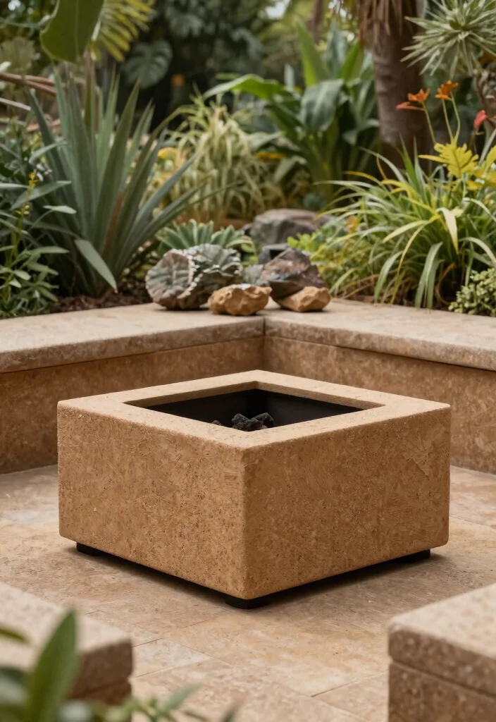 10 Square Fire Pit Backyard Ideas for Clean Modern Layouts 8. Biodegradable Fire Pit Options 0