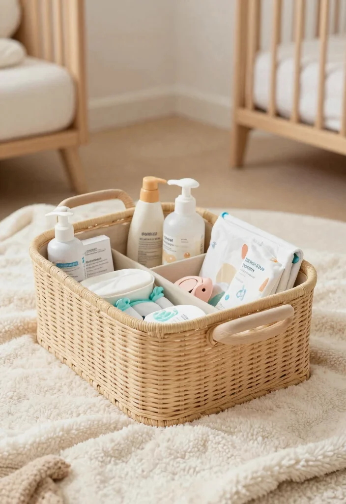 12 Baby Room Organization Ideas for New Parents 50 12 Baby Room Organization Ideas for New Parents 10. Functional Diaper Caddy 0