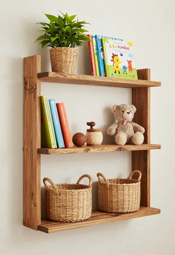12 Baby Room Organization Ideas for New Parents 12 12 Baby Room Organization Ideas for New Parents 2. Wall Mounted Shelves 0