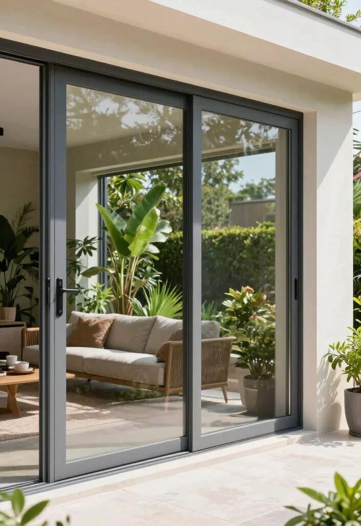 12 Backyard Door Ideas to Connect Indoors and Outdoors 4. Retractable Screen Doors for Uninterrupted Views 0