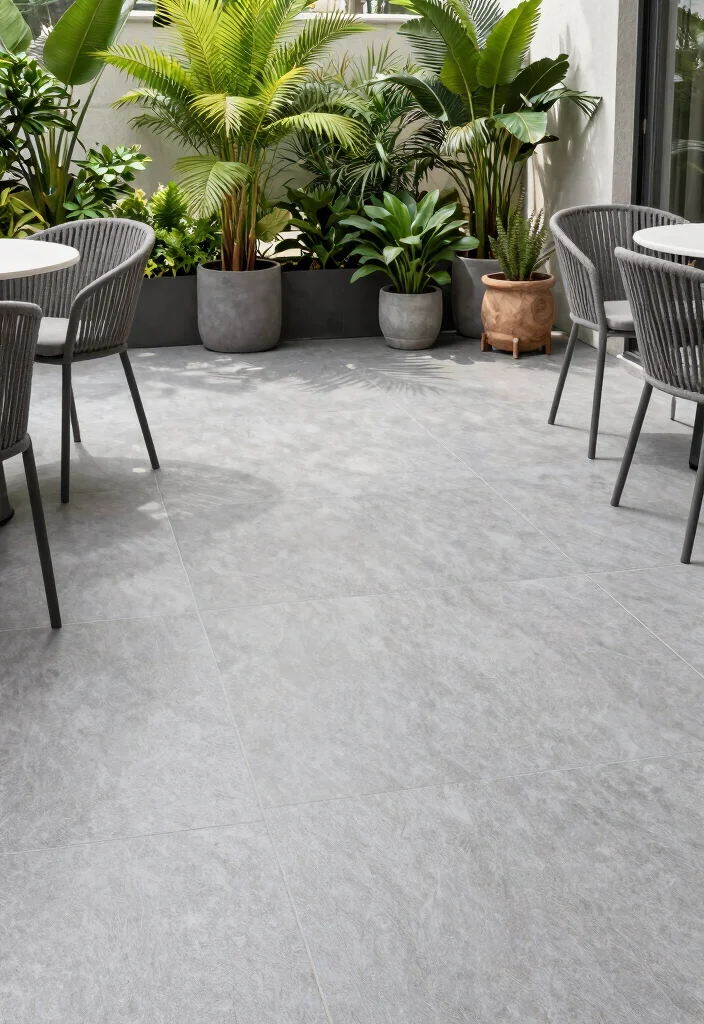 12 Backyard Tile Ideas for Durable and Stylish Outdoor Floors 36 12 Backyard Tile Ideas for Stylish and Durable Surfaces 6. Porcelain Tiles for Modern Durability 0