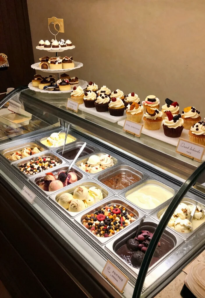 12 Basement Snack Bar Ideas for Family Hangouts 12. Interactive Dessert Bar 0