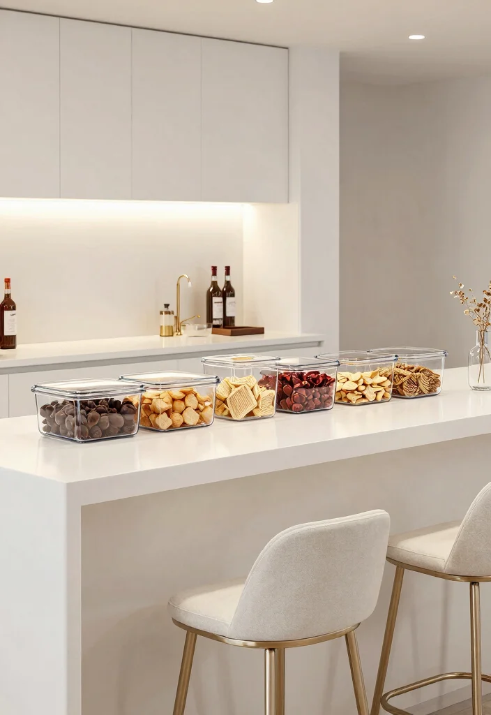 12 Basement Snack Bar Ideas for Family Hangouts 3. Chic Modern Minimalist Bar 0