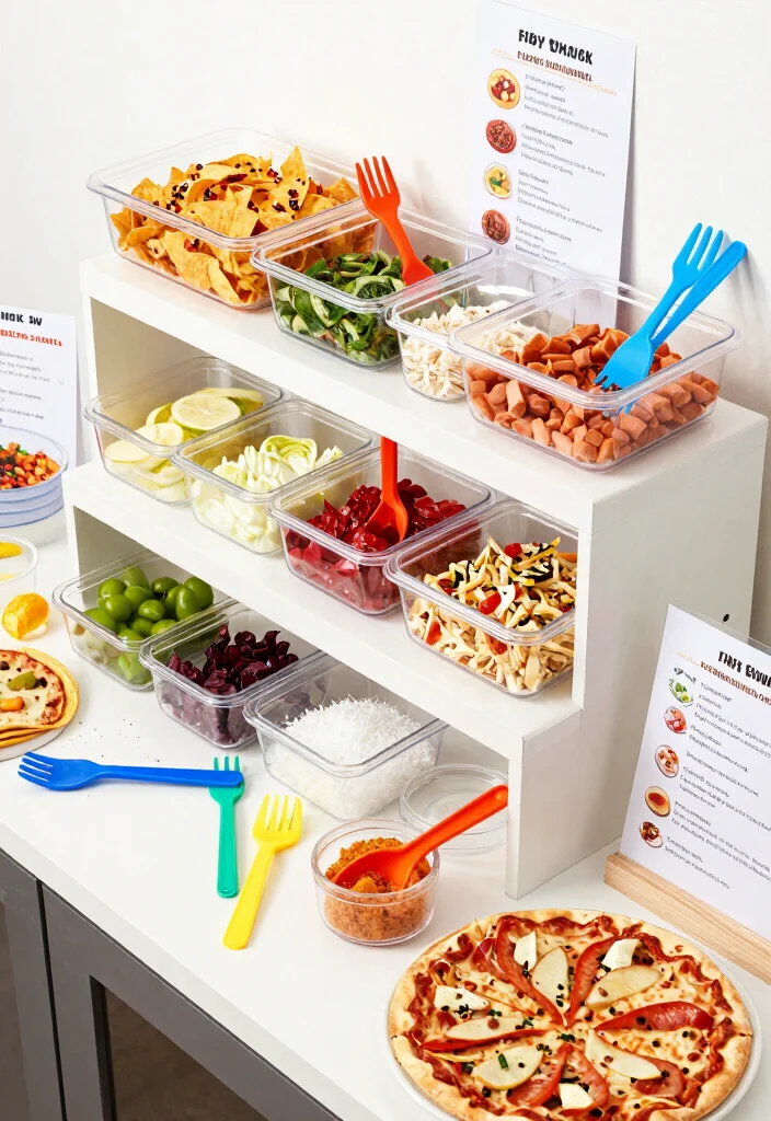 12 Basement Snack Bar Ideas for Family Hangouts 7. DIY Snack Assembly Station 0