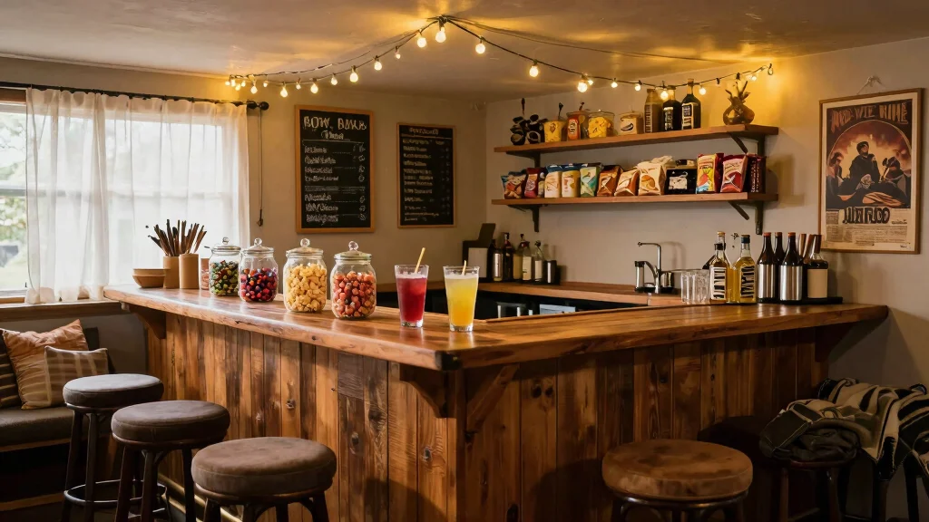12 Basement Snack Bar Ideas for Family Hangouts