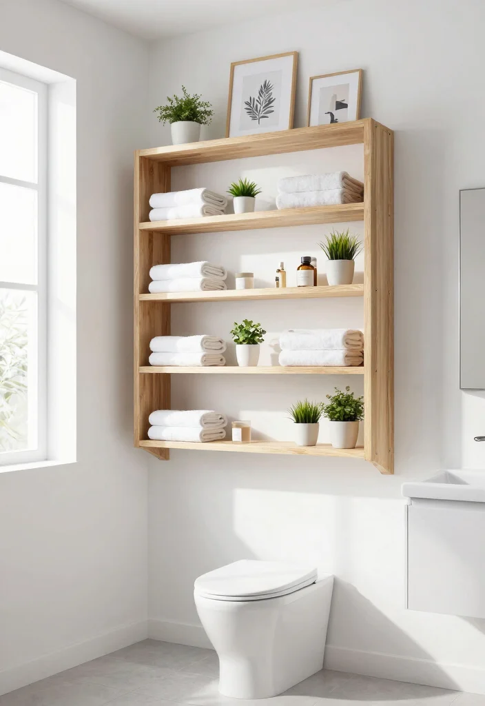 12 Bathroom Organization Ideas for Small Spaces 1. Vertical Storage Solutions 0
