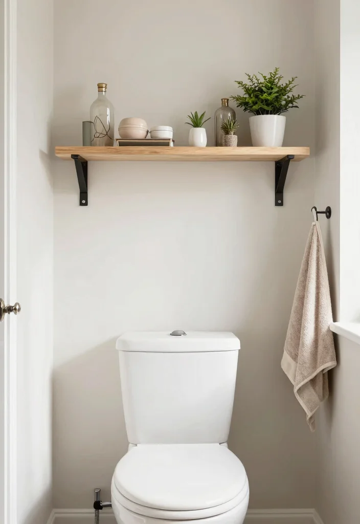 12 Bathroom Organization Ideas for Small Spaces 11. Use the Space Above the Toilet 0