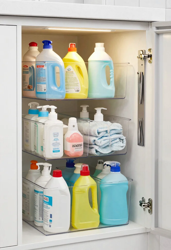 12 Bathroom Organization Ideas for Small Spaces 2. Under Sink Organization 0