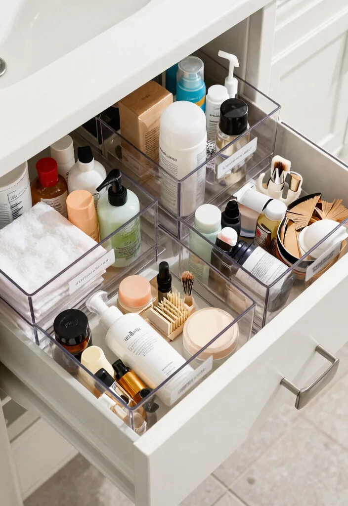 12 Bathroom Organization Ideas for Small Spaces 6. Opt for Clear Storage Bins 0