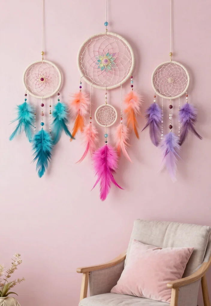 12 Bohemian Inspired Room Decor Ideas for Personal Style 7. Dreamcatchers and Boho Accents 0