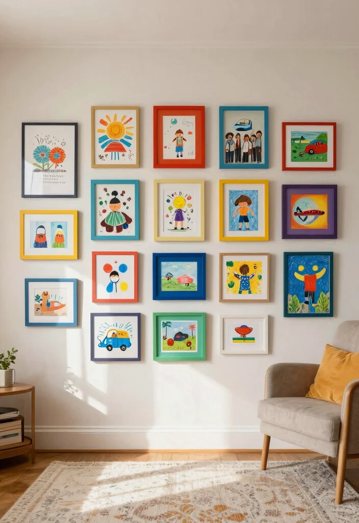 12 Family Room Wall Decor Ideas for a Cozy Atmosphere 16 12 Family Room Wall Decor Ideas for Cozy Homes 6. Gallery Wall of Mementos 0