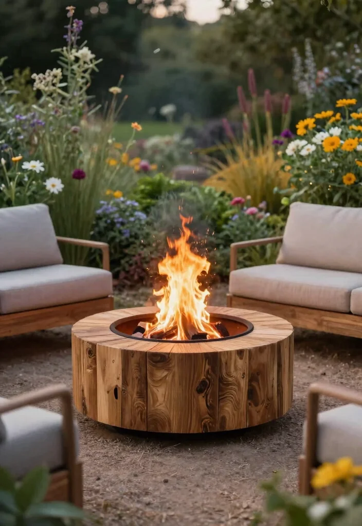 12 Fire Pit Ideas for Backyard Landscapes with Natural Flow 10. Biodegradable Fire Pit 0