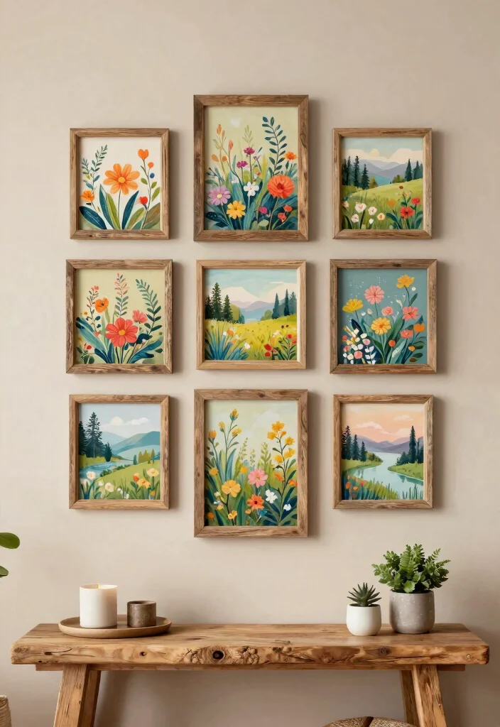 12 Hobby Lobby Wall Decor Ideas for Trendy Styling 6. Nature Inspired Prints 0