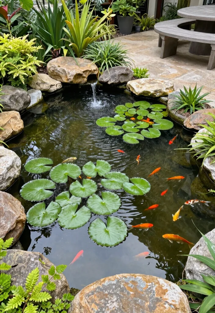 12 Huge Backyard Ideas to Create Multiple Outdoor Zones 11. Eco Friendly Water Feature 0