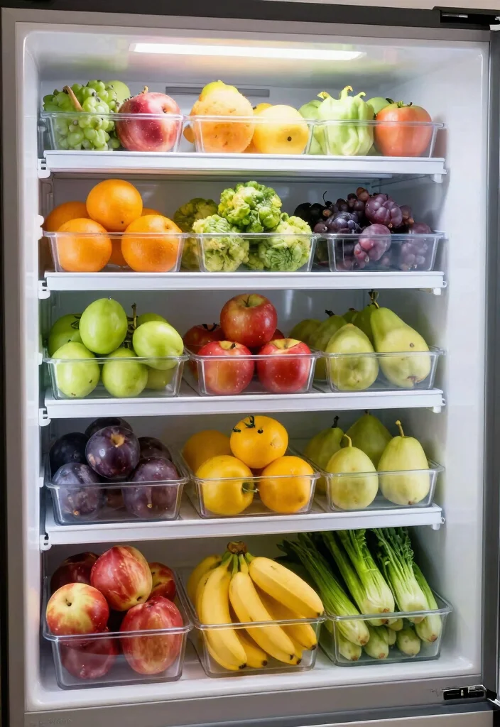 12 Refrigerator Organization Ideas for Easy Meal Prep 6. Implement a Color Coding System 0