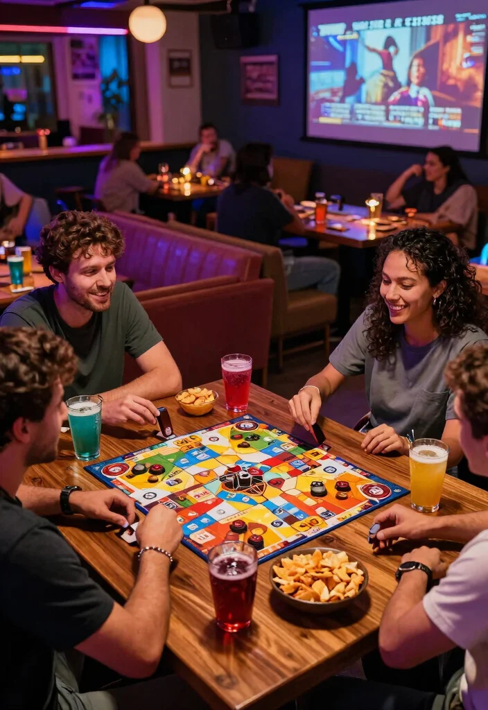 12 Simple Basement Bar Ideas for Casual Entertaining 12. Game Night Bar 0