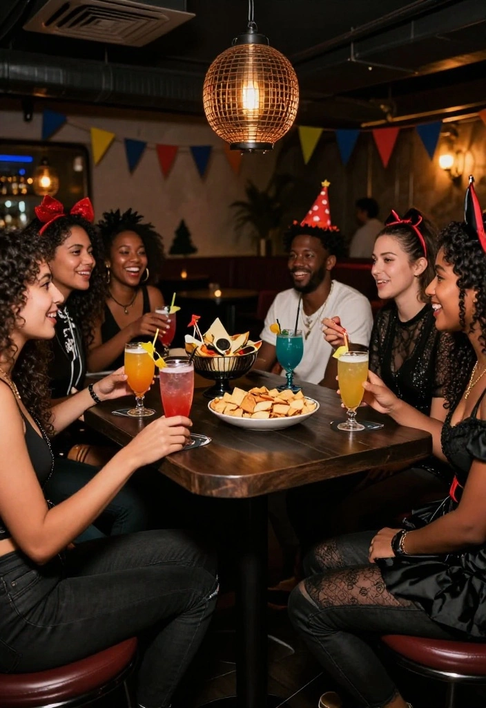 12 Simple Basement Bar Ideas for Casual Entertaining 9. Themed Drink Nights 0