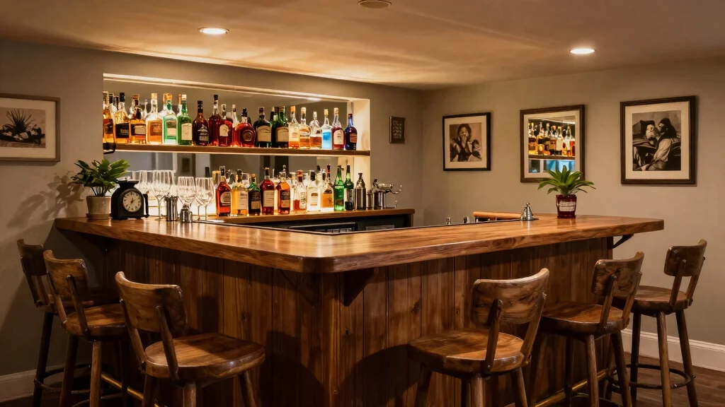 12 Simple Basement Bar Ideas for Casual Entertaining