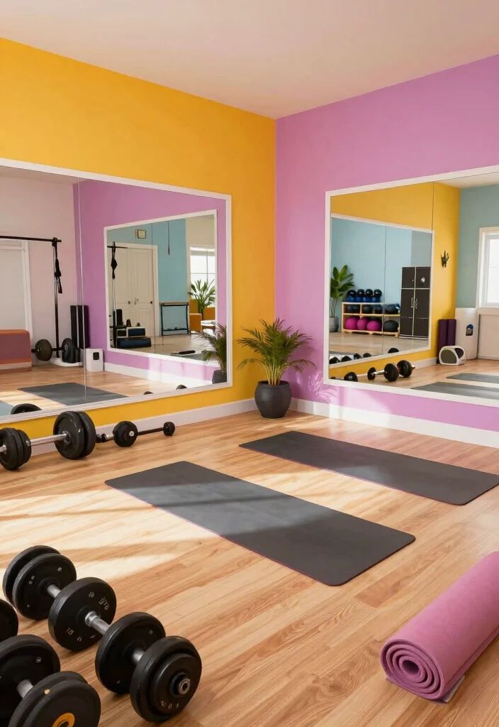 12 Sims 4 Basement Ideas for Creative Builds 4. Trendy Fitness Studio 0