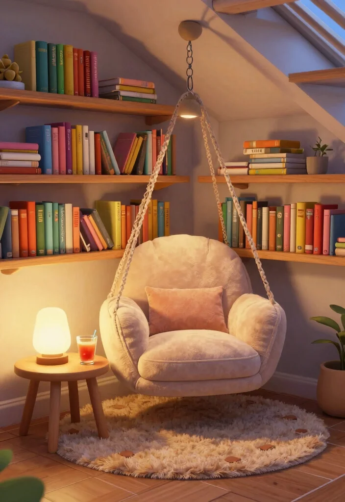 12 Sims 4 Basement Ideas for Creative Builds 9. Unique Reading Nook 0