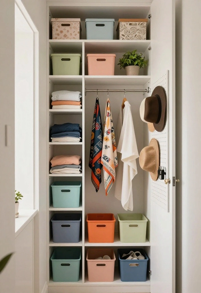 12 Small Closet Organization Ideas That Save Space 1. Vertical Space Utilization 0